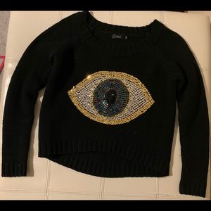 LF Sequin Eye Sweater